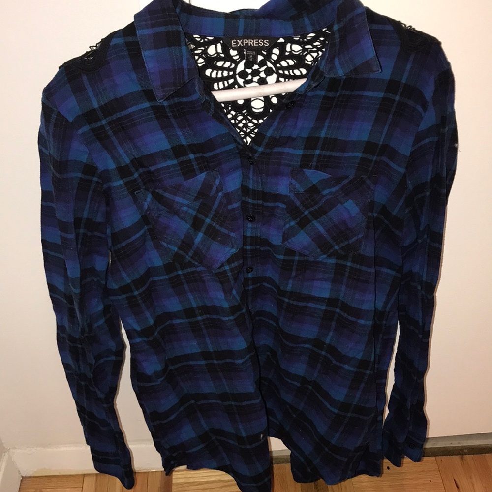 Plaid cotton top